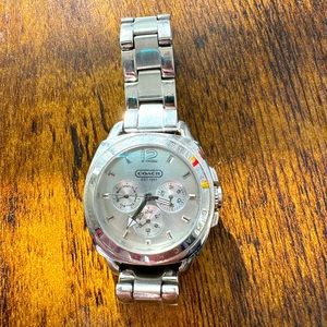Coach 43mm stainless steel watch